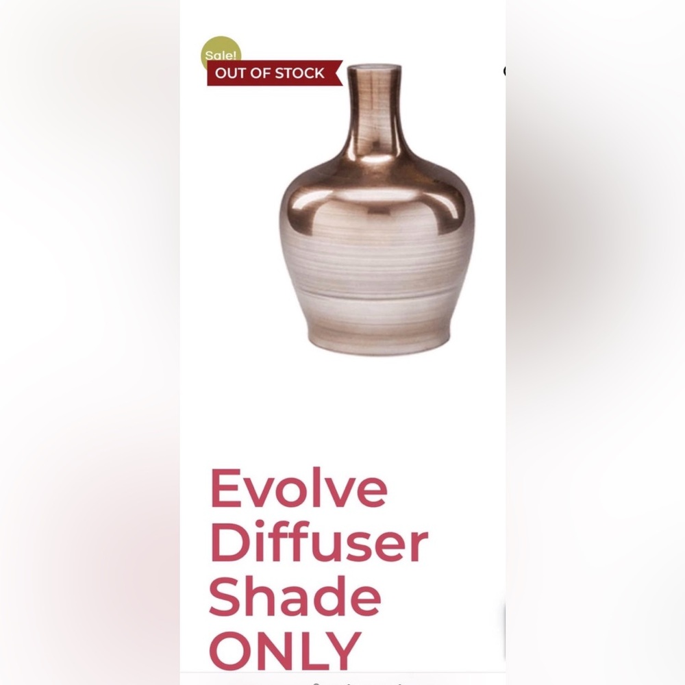 Sold out! New in box Evolove Scentsy shade for diffuser